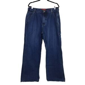 Unionbay Retro 90s Vintage Medium Wash Straight Leg Carpenter Jeans Men’s 36